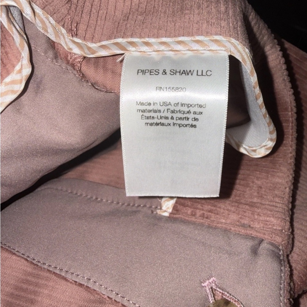 Veronica Beard Jiva cropped cotton-blend corduroy wide-leg pants Mauvewood 8 - Picture 13 of 14
